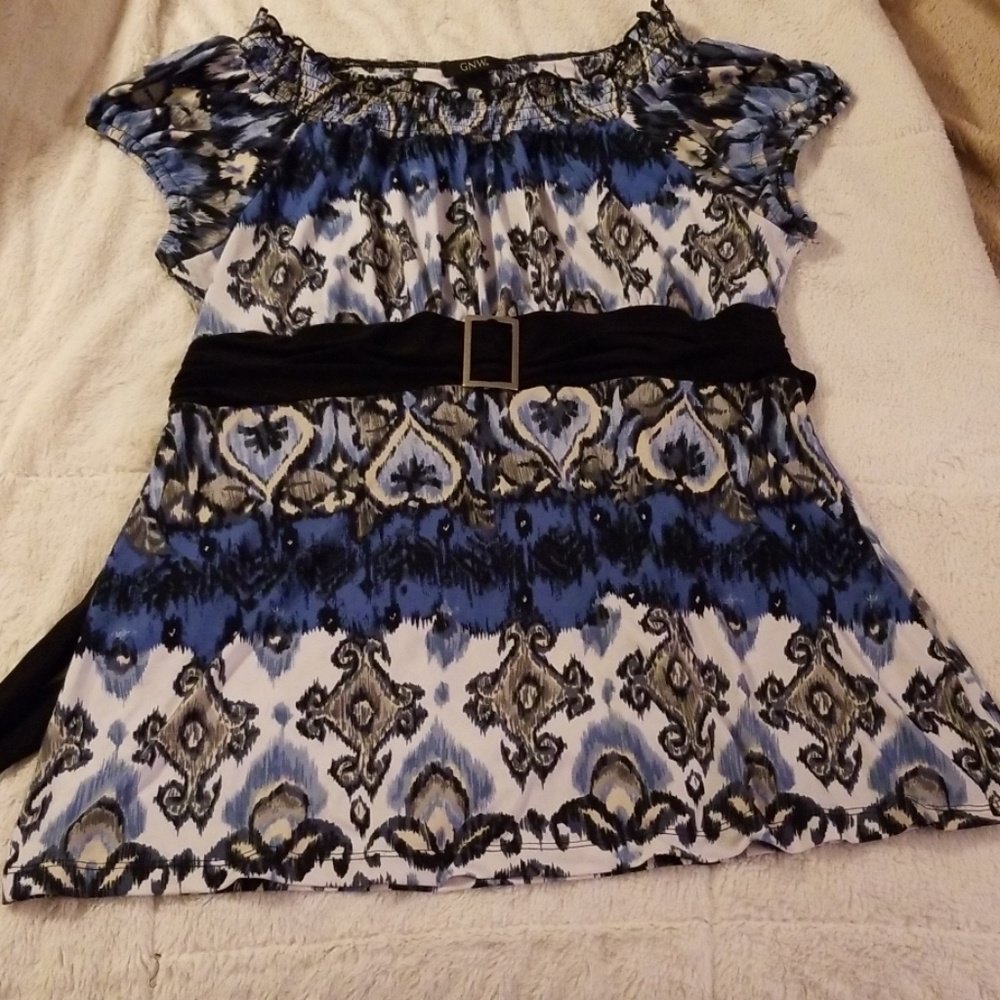 Silky dress top